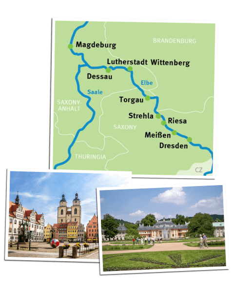 Cykelferie langs Elben: Dresden - Magdeburg